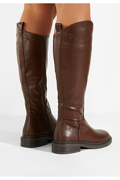 B T Shoes Γυναικείες Μπότες καφε Braga