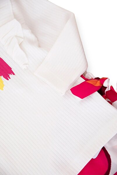 voyyo kids baby Girl's 2-3-4-5-6 Years Old, Seasonal Tiril Tiril Woven Pants and Blouse Stylish Set