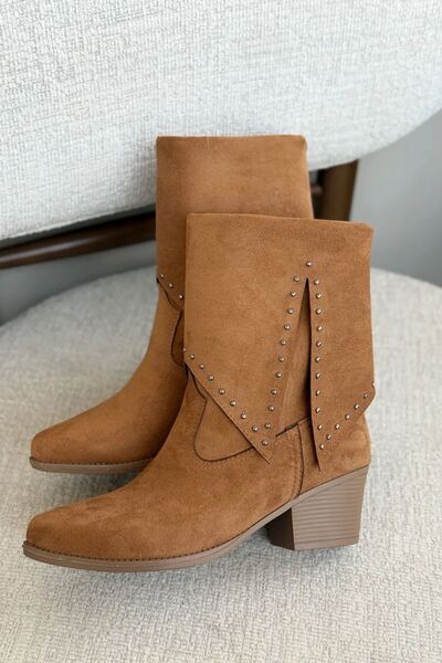 GOFFSHOES Women's Bongo Trock Cowboy Boots - Tan Suede