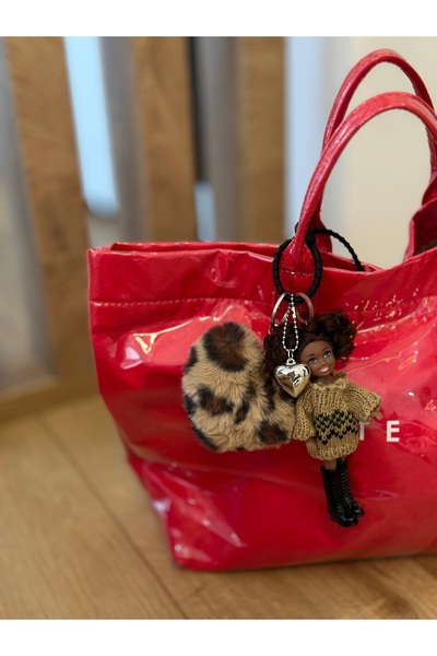 MUJGANERDOGANDESIGN Imported Bag Accessory Bag Charm Meat Doll Charm