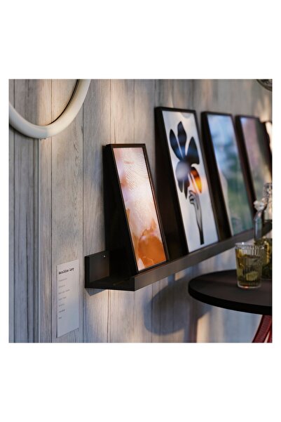 IKEA MOSSLANDA Picture ledge, black, 55 cm