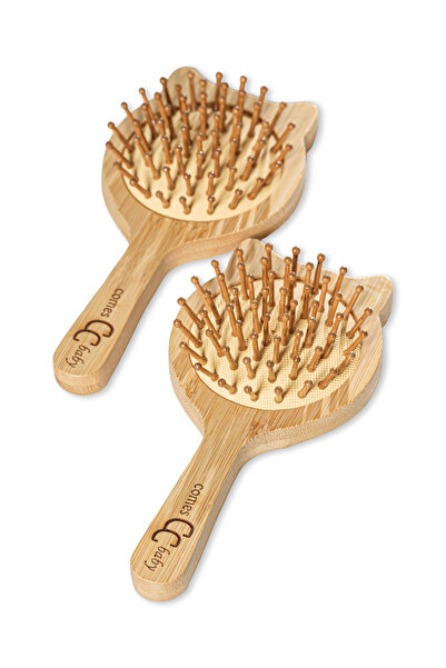 ComesBaby 100% Natural Bamboo Cat Shaped Baby & Child Comb