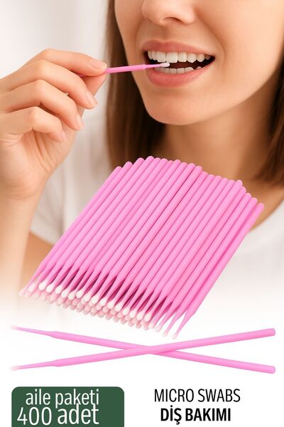 Transformacion Micro Swab - Στικ οδοντιατρικής φροντίδας - 400 τεμάχια Family...