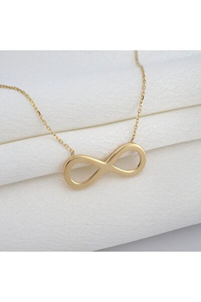 geste jewellery 14 Ayar Sonsuzluk Kolyesi