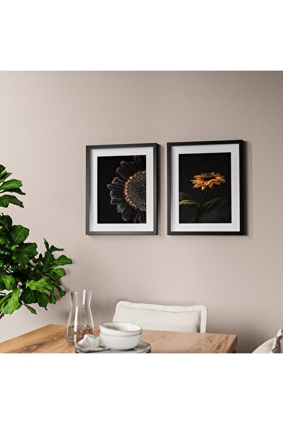 IKEA RÖDALM Frame with Poster, Sunflowers, 40 x 50 cm