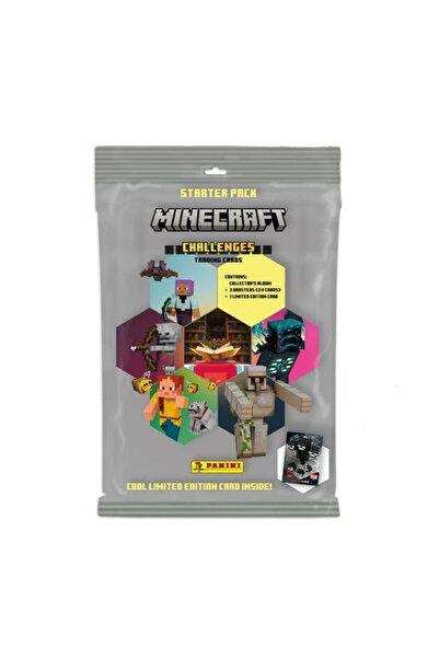 Panini MINECRAFT 4 2025 Oyun Kartları - Mega Başlangıç Paket