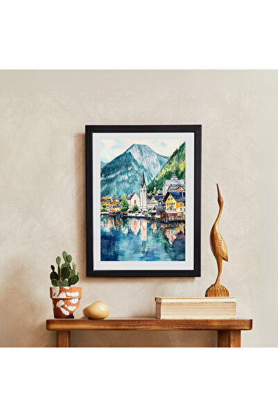 woodhomeworks Tek Parça Salon Ofis Dekor Tablo vrynt