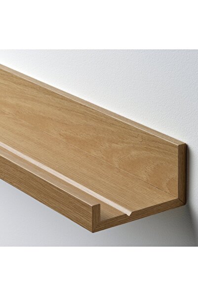 IKEA MOSSLANDA Picture ledge, oak effect, 55 cm