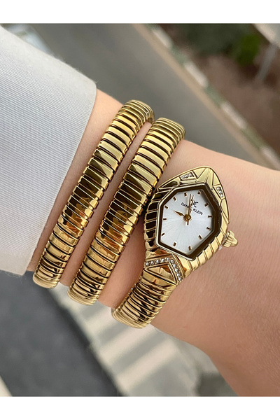 Daniel Klein Yılan Model Ayarlanabilir Kordon Kadın Kol Saati