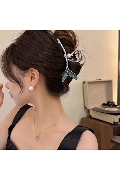 Tudivanyu Aksesuar Cataramă cu clemă pentru coadă de balenă - argintiu