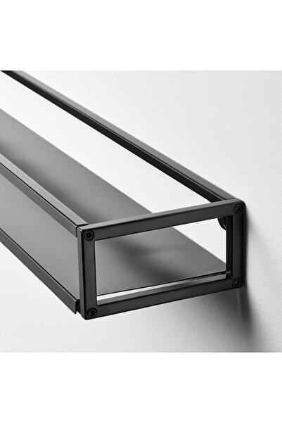 IKEA LINDÅSEN Display shelf, anthracite, 75 cm