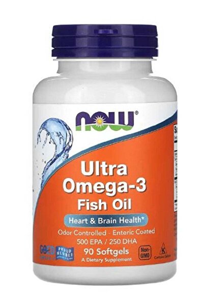 Now زيت السمك أوميجا 3 فائق الجودة، 90 كبسولة هلامية