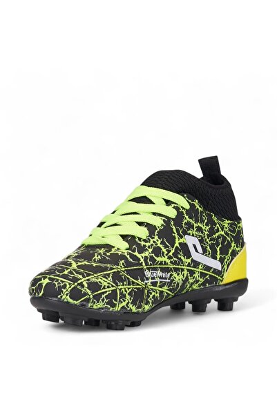 Callibron Erkek Çocuk Krampon Boğazlı Çoraplı Halı Saha Futbol Spor Ayakkabı