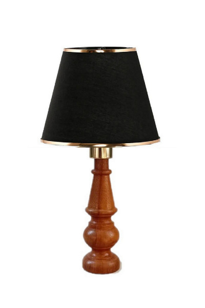 571 Store Decorative Lampshade Table Lamp Lighting Lamp with Wooden Body and Fabric Headboard