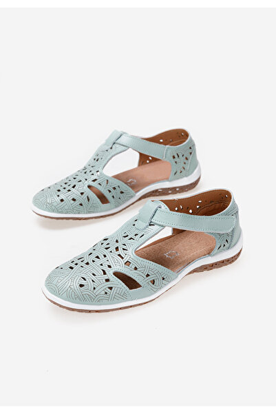 B T Shoes Svetlě modré dámské baleríny Mihely