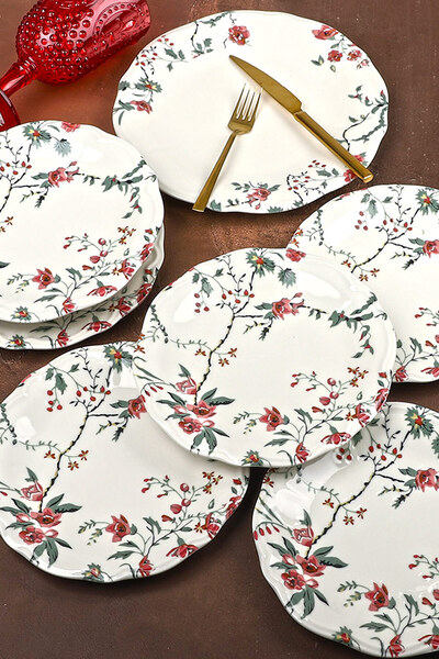 Bev Kitchen Vavelya 7 Piece Cake Serving Catering Set 6+1 Serving Set