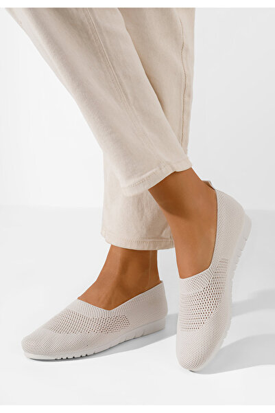 B T Shoes Béžové dámské baleríny Avanda