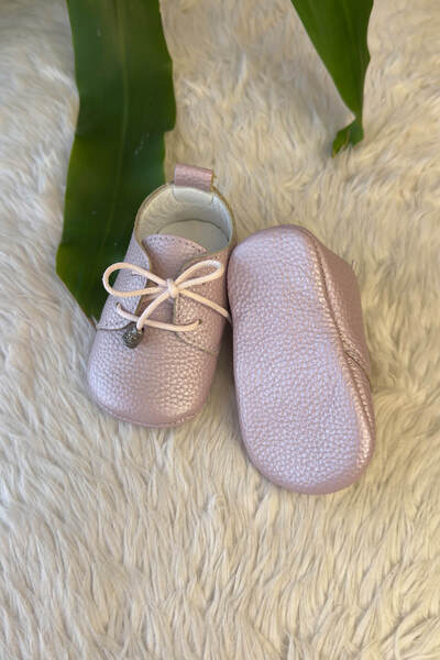 Beybium Lace Detailed First Step Baby Shoes Lilac