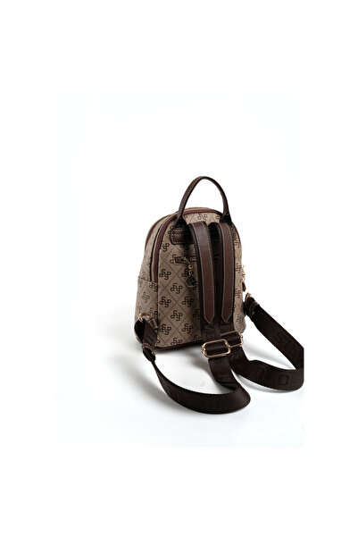 Silver Polo Women / Girls 983-47768 Silver Polo Backpack M178 Dark Beige-Matte Brown