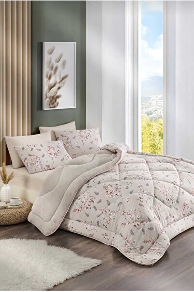 Tekstil Vagonu Çift Kişilik Welsoft Yorgan Çift Taraflı Uyku Seti | Lastikli Çarşaflı | Çeyiz Seti | Çeyiz Takımı