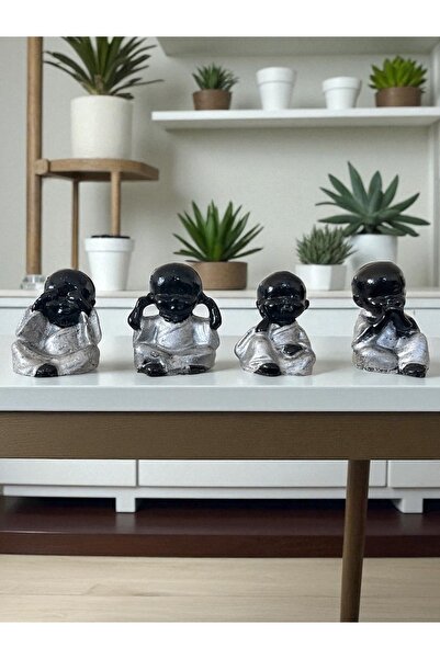 ALCSTORE 4lü Buda Bebekler Biblo