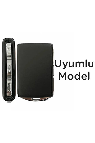 Mavi Keys Husă din silicon pentru telecomandă cu 4 butoane pentru Volvo XC90 XC40 XC70 S60 S80 S90 C30 V70 V90 - Culoare neagră