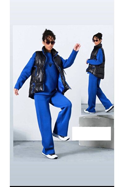 ELEWOMEN Elegantwomen 3-Piece Thick Women's Set with Fur Inside