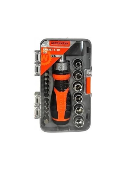 WERCKMANN Surubelnita cu biti si mufe 23 buc