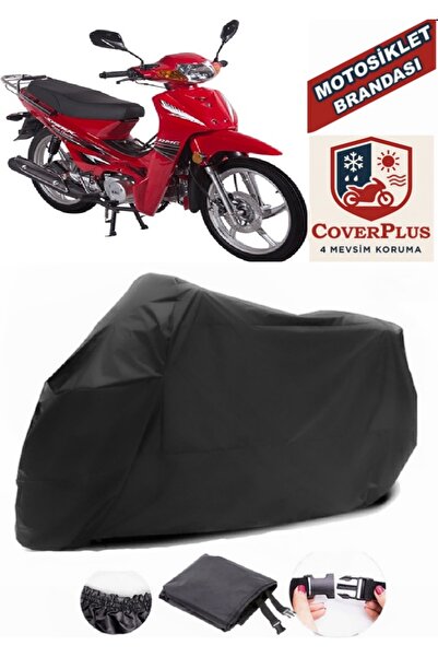 CoverPlus Siyah Ramzey RMZ Cup 100 Motorsiklet Brandası,Motor Örtüsü Bağlantı...
