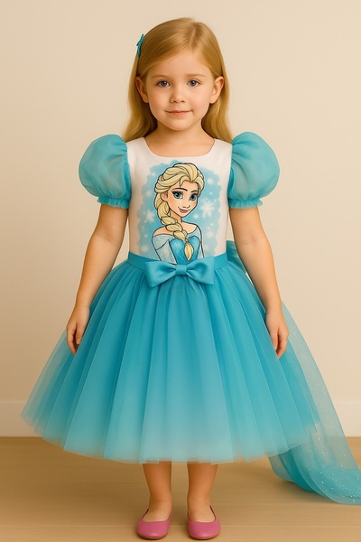 NA ADDESIGN Elsa Dress, Snow Queen Dress, Ice Princess Dress