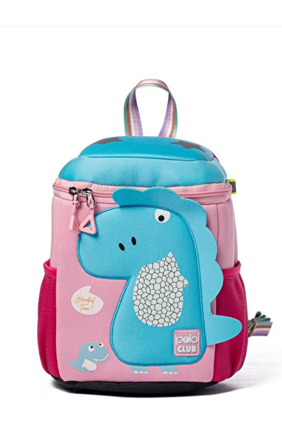 POLORULO Ayıcık Desenli Çocuk Okul Çantası – Çok Bölmeli, Peluş Detaylı