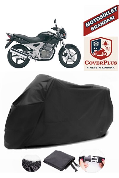CoverPlus Siyah Honda CBF 250 Motorsiklet Brandası,Motor Örtüsü Bağlantı Toka...
