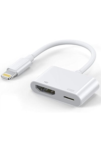 SP SPON محول Lightning إلى HDMI لأجهزة iPhone/iPad/iPod (أبيض)