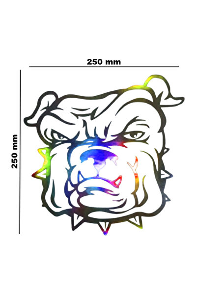 meristeed ملصق هولوجرام متغير اللون بتصميم Köpek5 - للسيارات والخوذات وغيرها....