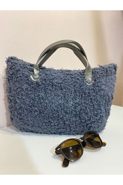 Ucuz Parçacım El Örgüsü Kışlık Kadın Çanta – Renkli, Şık ve Modern Tasarım