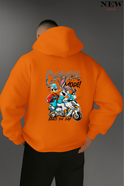 New Shine Світшот з принтом Criminal Mode