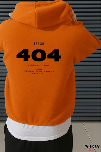 New Shine Error 404 Not Found Printed Sweatshirt