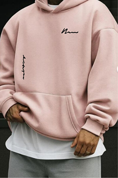 New Shine Hanorac cu imprimeu text