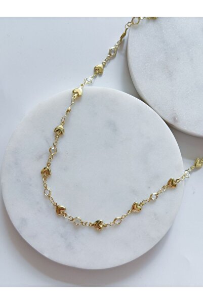 CHARMLUCKY ÇELİK KALP ZİNCİR KOLYE