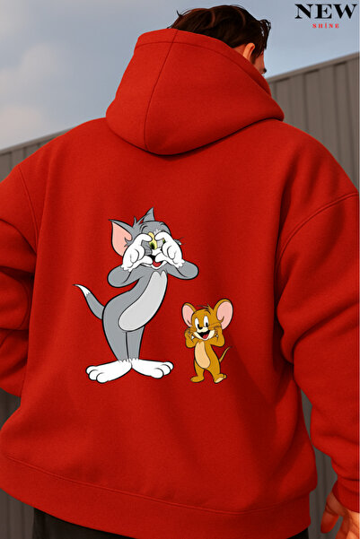 New Shine Φούτερ με στάμπα Τομ και Τζέρι