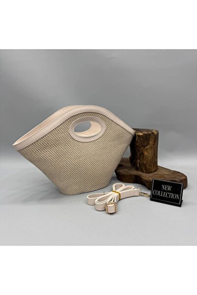 RMY MODA Leather Detailed. Wicker, Compartmentalized, Large Interior Volume, ...