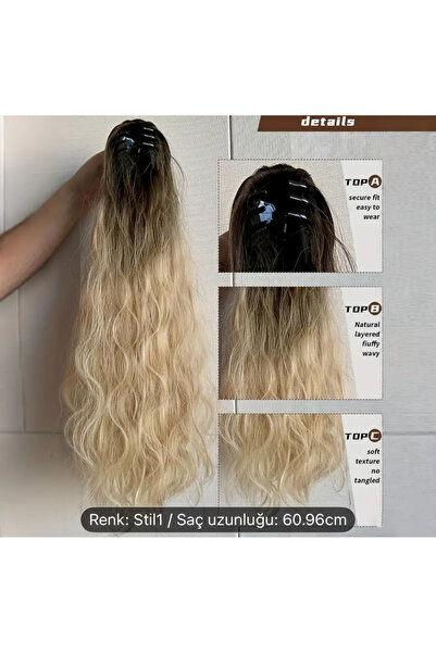 Shein Boutique Ponytail Wig Hairpiece with Clip