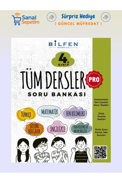 Bilfen Yayıncılık Bilfen 4. Sınıf Tüm Dersler Pro Soru Bankası