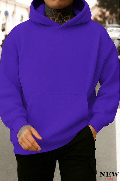 New Shine سويت شيرت بقلنسوة للجنسين