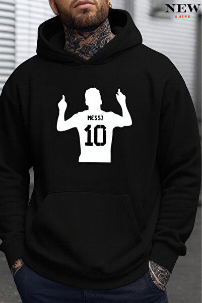 New Shine Messi Baskılı Sweatshirt