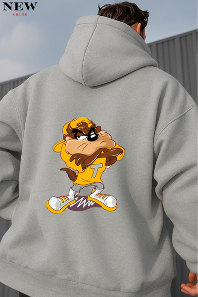 New Shine سويت شيرت مطبوع عليه شخصيات كرتونية