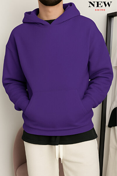 New Shine سويت شيرت بقلنسوة للجنسين