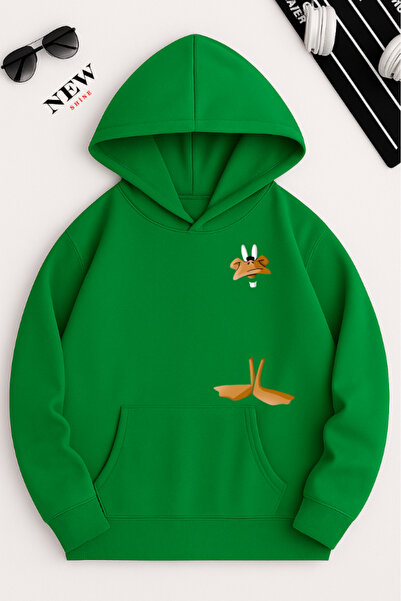 New Shine Hanorac cu imprimeu de rață