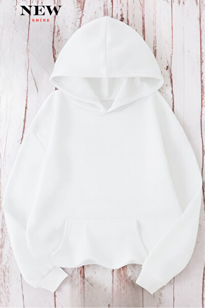 New Shine سويت شيرت بقلنسوة للجنسين