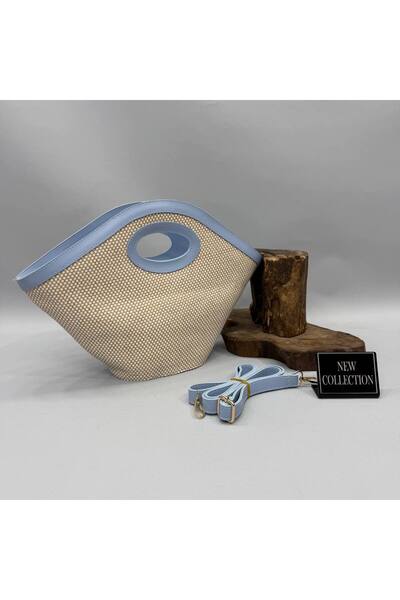 RMY MODA Leather Detailed. Wicker, Compartmentalized, Large Interior Volume, ...